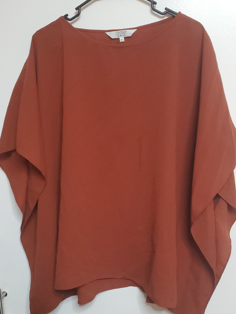 crosby. Rust Dolman Tunic Top